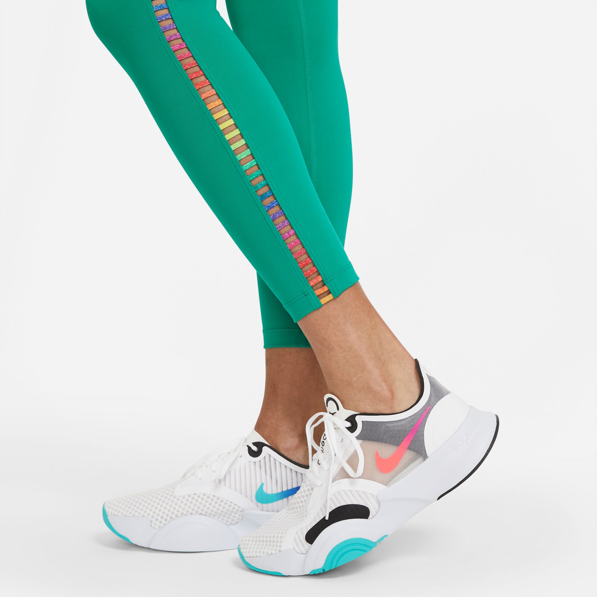 nike rainbow tights