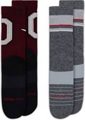 Nike Men's Ohio State Buckeyes Multiplier 2-Pair Crew Socks product image