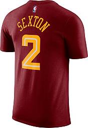 Nike Men's 2021-22 City Edition Cleveland Cavaliers Collin Sexton #2 Red Cotton T-Shirt product image