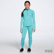 DSG Girls' Cold Weather Compression Space Dye 1/4 Zip Pullover product image