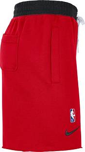 Nike Men's Houston Rockets Red Courtside Fleece Shorts product image