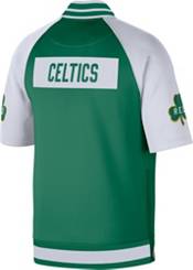 Nike Men's 2021-22 City Edition Boston Celtics Green Full Showtime Full Zip  Short Sleeve Jacket