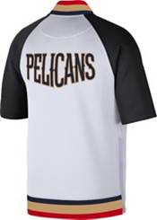 Nike Men's 2021-22 City Edition New Orleans Pelicans White Full Showtime Full Zip Short Sleeve Jacket product image