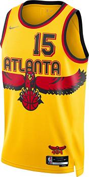 Nike Men's 2021-22 City Edition Atlanta Hawks Clint Capela #15 Yellow Swingman Jersey product image