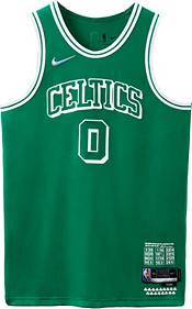 Nike Men's 2021-22 City Edition Boston Celtics Jayson Tatum #0 Green Dri-FIT Swingman Jersey product image
