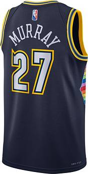 Nike Men's 2021-22 City Edition Denver Nuggets Jamal Murray #27 Blue Dri-FIT Swingman Jersey product image