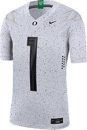 Nike Men's Oregon Ducks #1 Eggshell White Alternate Dri-FIT Limited Football Jersey product image