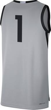 Nike Men's Oregon Ducks #1 Grey Limited Basketball Jersey product image