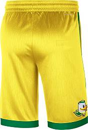 Nike Men's Oregon Ducks Yellow Replica Basketball Shorts product image