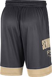Nike Men's Florida State Seminoles Grey Dri-FIT Fast Break Shorts product image