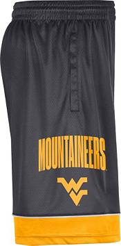 Nike Men's West Virginia Mountaineers Grey Dri-FIT Fast Break Shorts product image