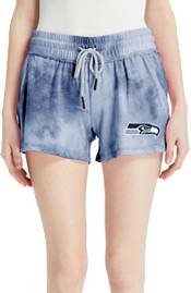 Concepts Sport Women's Seattle Seahawks Navy Tie Dye Shorts product image
