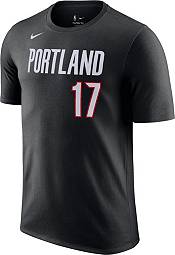Nike Men's Portland Trail Blazers Shaedon Sharpe #17 Black T-Shirt product image