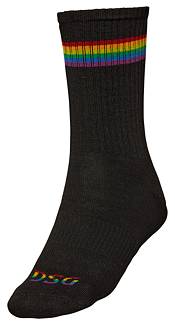 DSG Adult Pride Tie Dye Stripe Crew Socks – 3 Pack product image