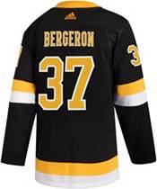 مصد هواء المكيف Men's Boston Bruins 37 Patrice Bergeron Black Gold Adidas Jersey مصد هواء المكيف