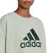 adidas Women's Future Icons Animal Print Sweatshirt product image