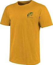 Image One Men's Florida A&M Rattlers Yellow Circle Logo T-Shirt product image