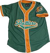 Tones of Melanin Men's Florida A&M Rattlers Green Baseball Jersey product image