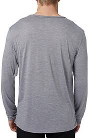 Concepts Men's St. Louis Cardinals Grey Henley Long Sleeve Shirt product image