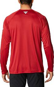 Columbia Men's Arkansas Razorbacks Cardinal Terminal Tackle Long Sleeve T-Shirt product image