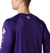Columbia Men's Washington Huskies Purple Terminal Tackle Long Sleeve T-Shirt product image