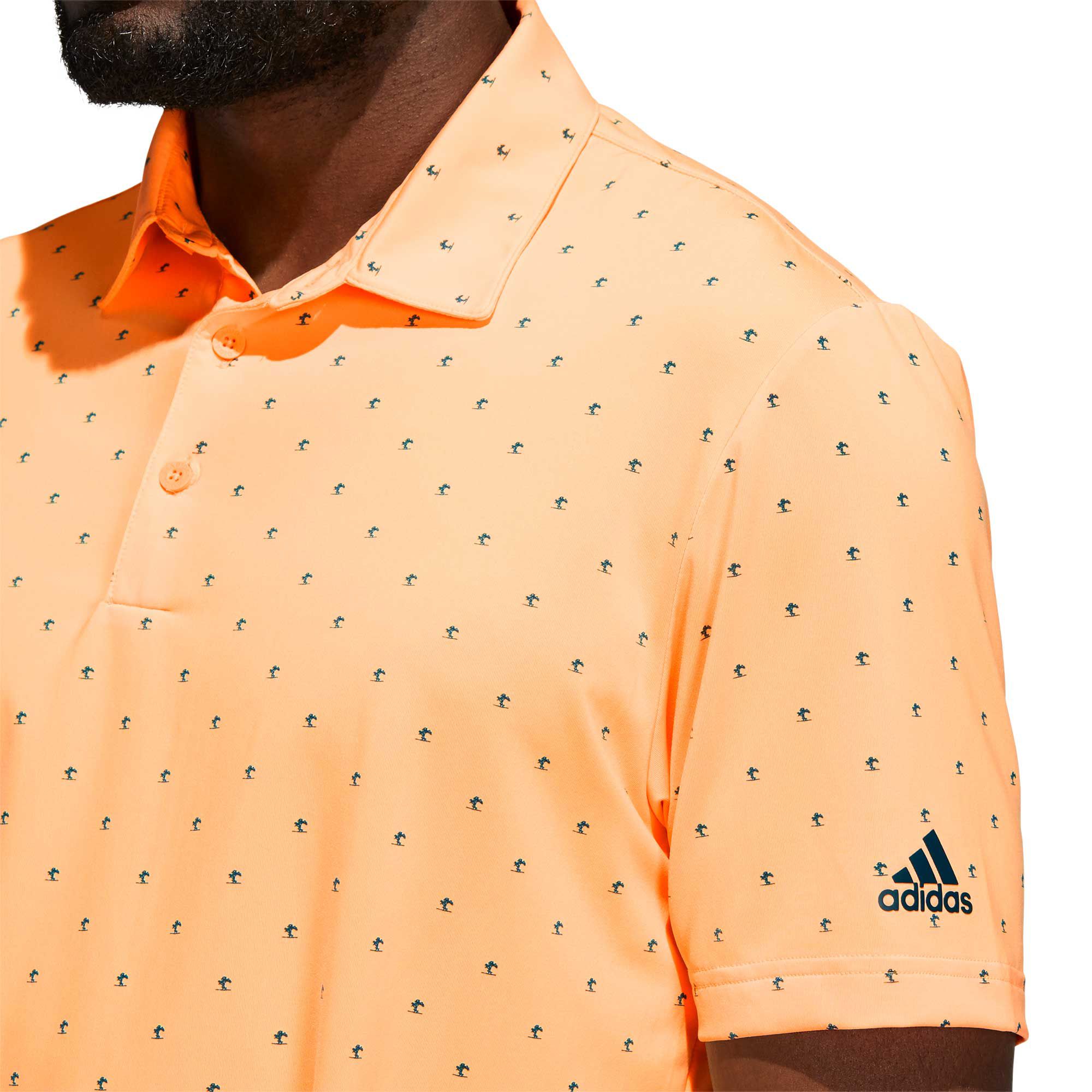 adidas men's ultimate print polo shirt