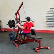 Body-Solid Corner Leverage Gym with Flat Incline Decline Bench and 125Kg Tri-Grip Olympic Disc Kit