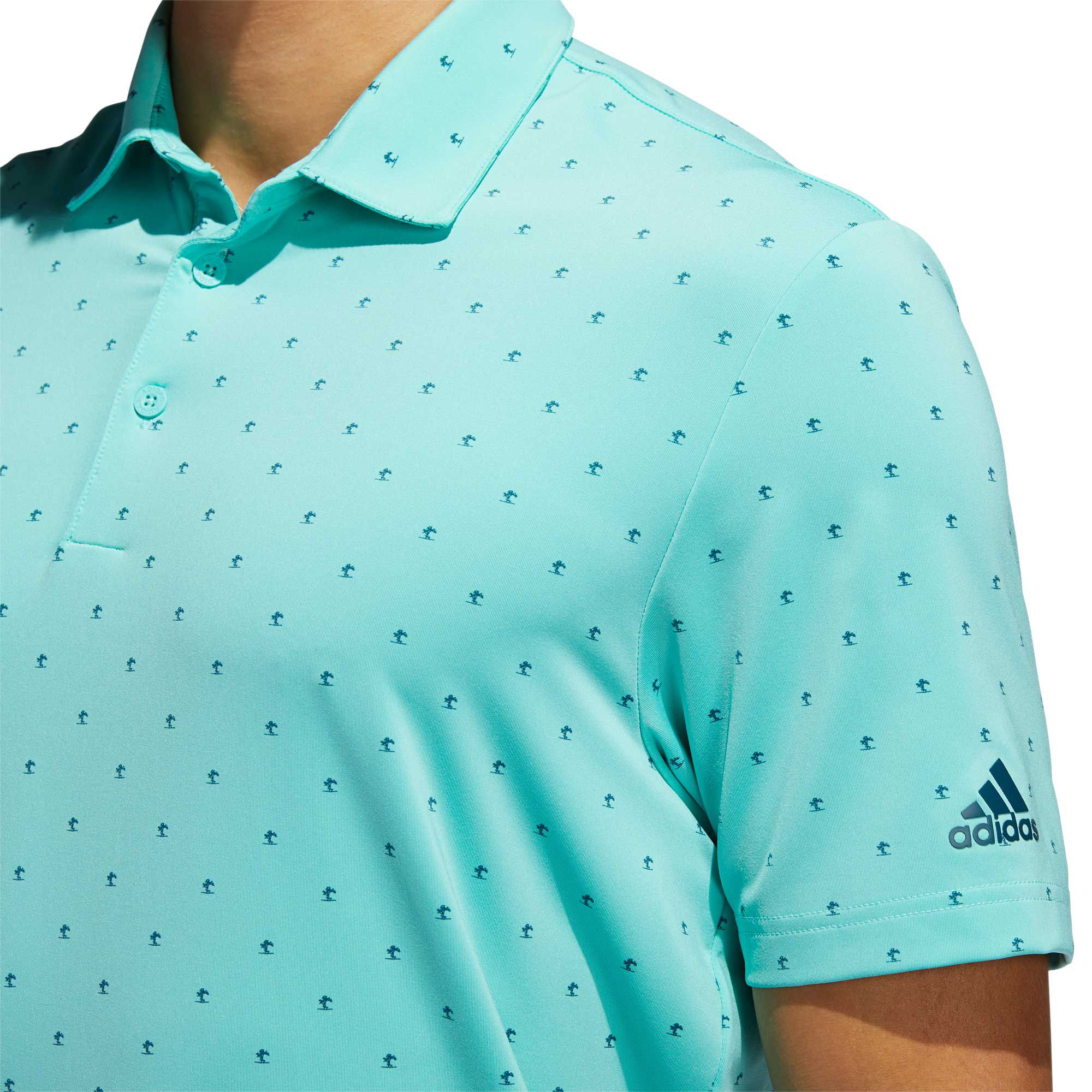 adidas men's ultimate print polo shirt