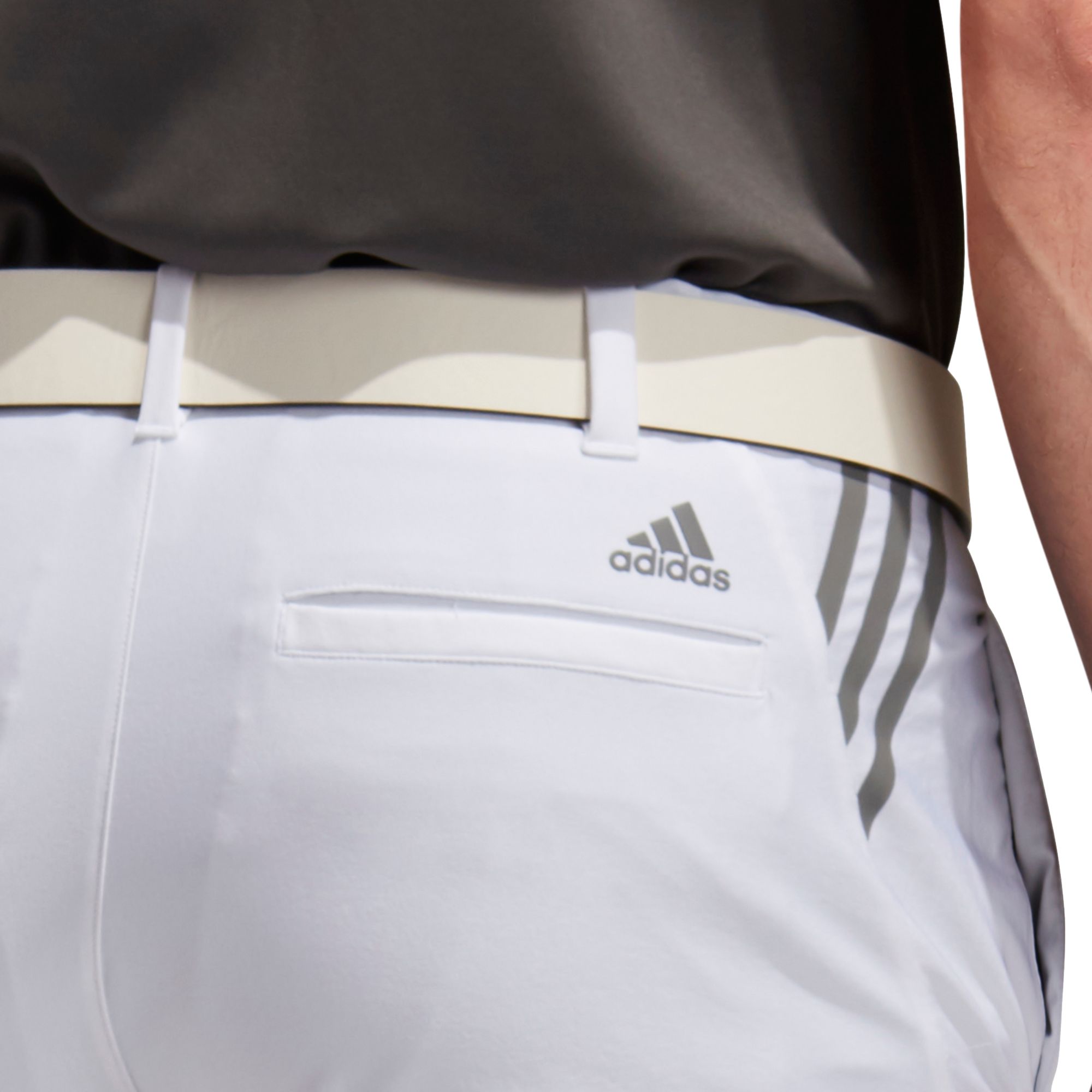 adidas 365 3 stripe golf shorts