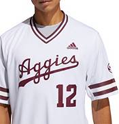 adidas Men's Texas A&M Aggies White #12 Replica Baseball Jersey product image
