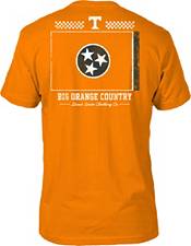Great State Men's Tennessee Volunteers Tennessee Orange Washed Flag T-Shirt product image