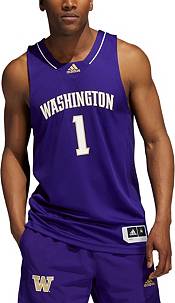 adidas Men's Washington Huskies #1 Purple Swingman Replica Basketball Jersey product image