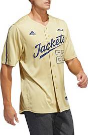 adidas Men's Georgia Tech Yellow Jackets Gold #22 Replica Baseball Jersey product image