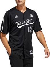 adidas Men's Texas A&M Aggies Black #12 Replica Baseball Jersey product image