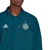 adidas Atlanta United '22 Coaches Green Full-Zip Jacket product image