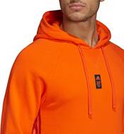 adidas New York City FC '22 Orange Travel Pullover Hoodie product image