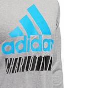 adidas Charlotte FC '22 Grey Badge of Sport Vintage T-Shirt product image
