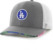Hurley x '47 Men's Los Angeles Dodgers Dark Gray Paradise MVP Adjustable Hat product image
