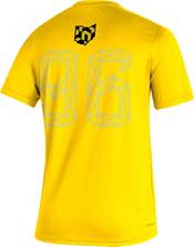 adidas Columbus Crew '22 Yellow Jersey Hook T-Shirt product image
