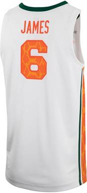 Nike x LeBron James Men's Florida A&M Rattlers #6 White Replica Basketball Jersey product image
