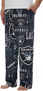 Concepts Sport Men's Las Vegas Raiders Ensemble Black Fleece Pants product image