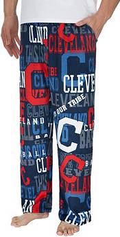 Concepts Men's Cleveland Indians Navy Ensemble All Over Print Pants product image