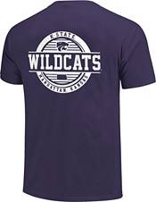 Image One Men's Kansas State Wildcats Purple Striped Stamp T-Shirt product image