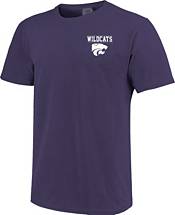 Image One Men's Kansas State Wildcats Purple Striped Stamp T-Shirt product image
