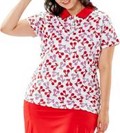 Nancy Lopez Women's Cherry Short Sleeve Golf Polo product image