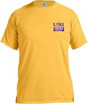 Image One Men's LSU Tigers Gold Baseball Flag T-Shirt product image
