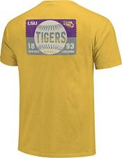 Image One Men's LSU Tigers Gold Baseball Ticket T-Shirt product image