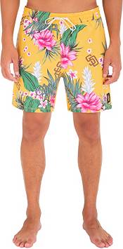 Hurley Men's San Diego Padres Yellow 17" Cannonball Board Shorts product image