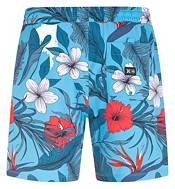 Hurley Men's Miami Marlins Blue 17" Cannonball Board Shorts product image