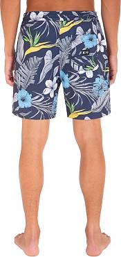 Hurley x '47 Men's Tampa Bay Rays Blue 17" Cannonball Board Shorts product image
